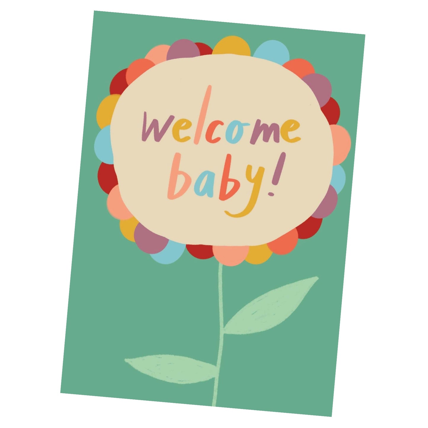 NUOVO - JESS RACKLYEFT "Welcome Baby" GREETING CARD