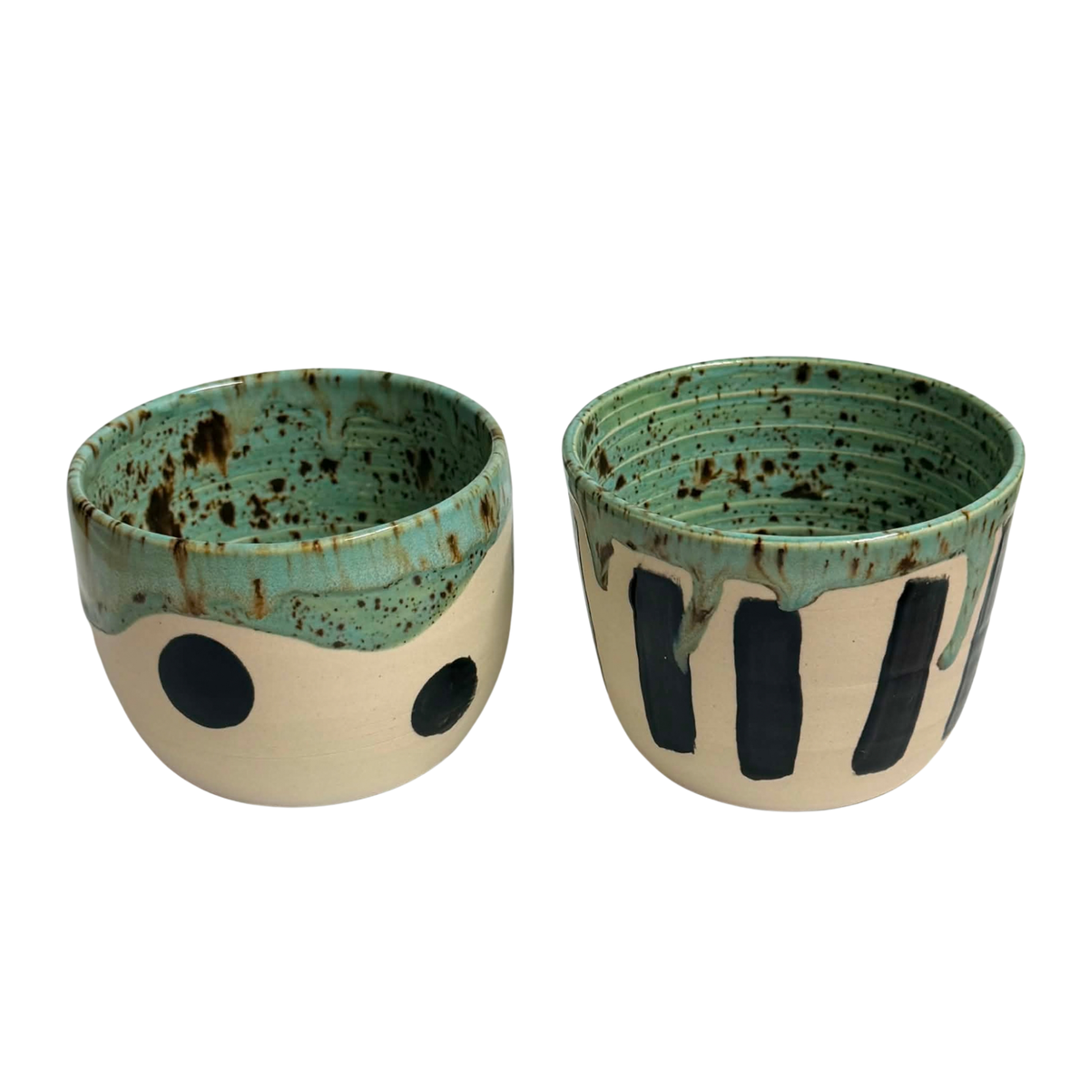 POTTERESS BY ALICIA - Mug - Spots or Stripes - Stripes
