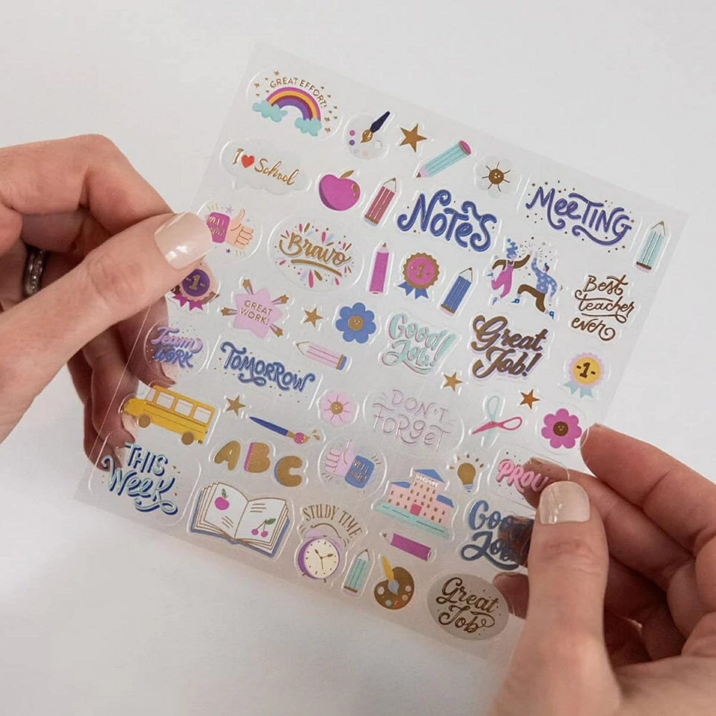 BESPOKE LETTERPRESS - Teacher's Toolkit Sticker Sheet