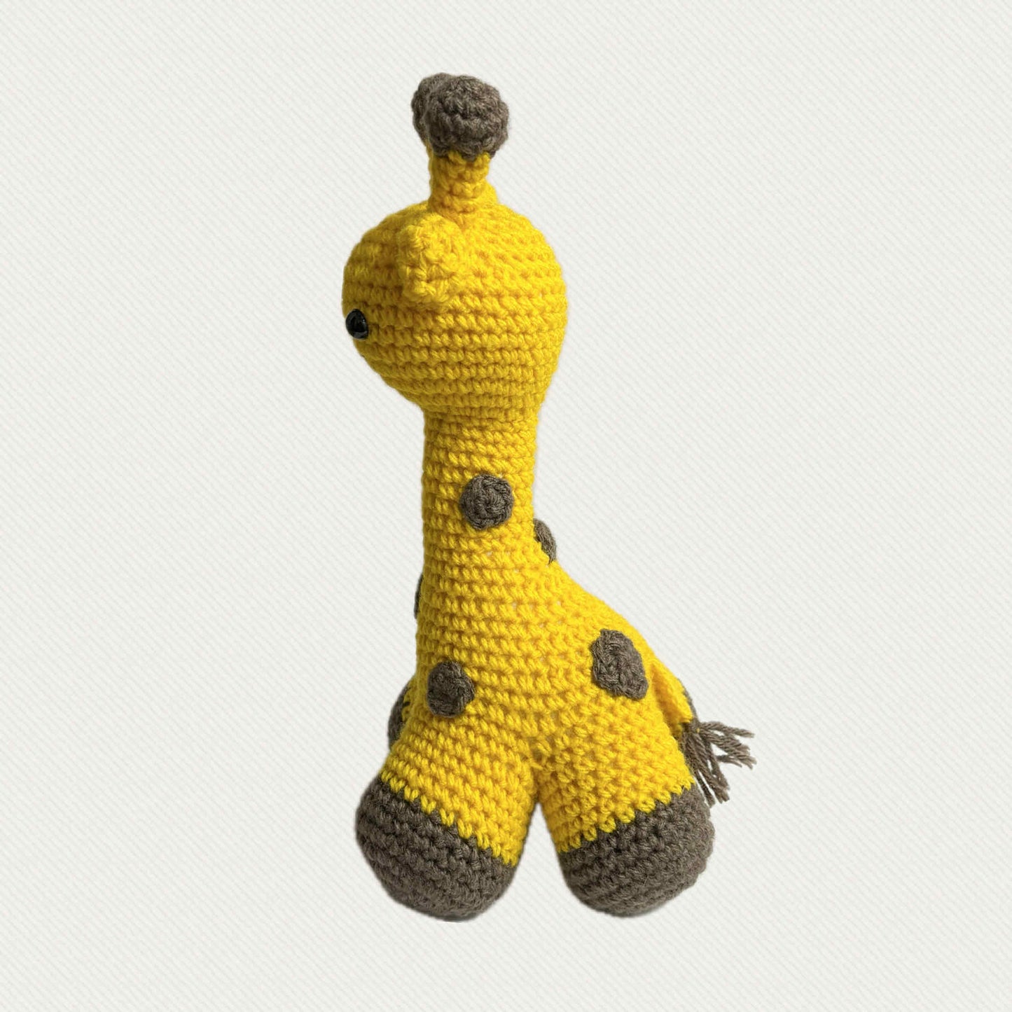 BEAKNITS- CROCHET GIRAFFE- Warm Yellow and Brown