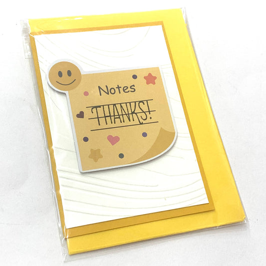 PAPER POSSUM- "Thankyou Teacher- Note"- MINI HANDMADE CARD