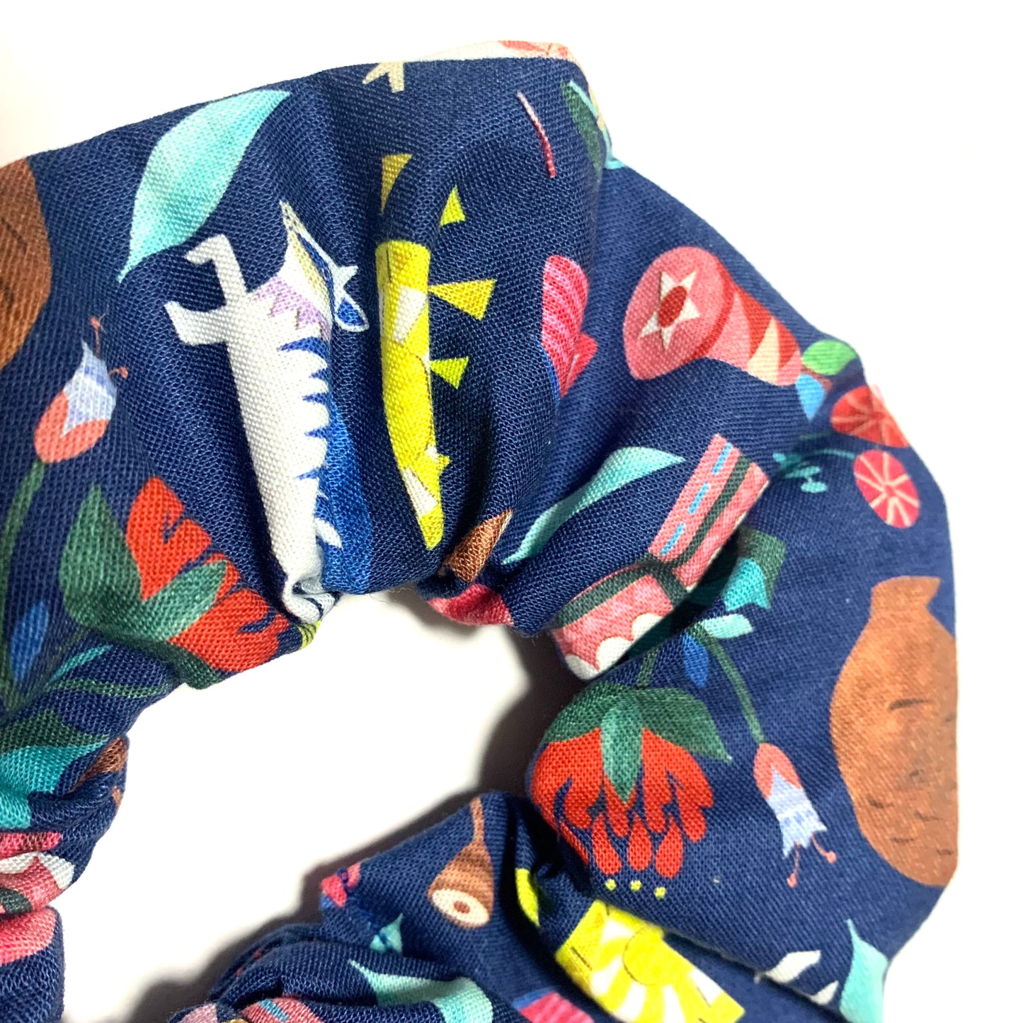 MUMMA WHOOPEE - Jumbo "Blue Australiana" Christmas Scrunchies