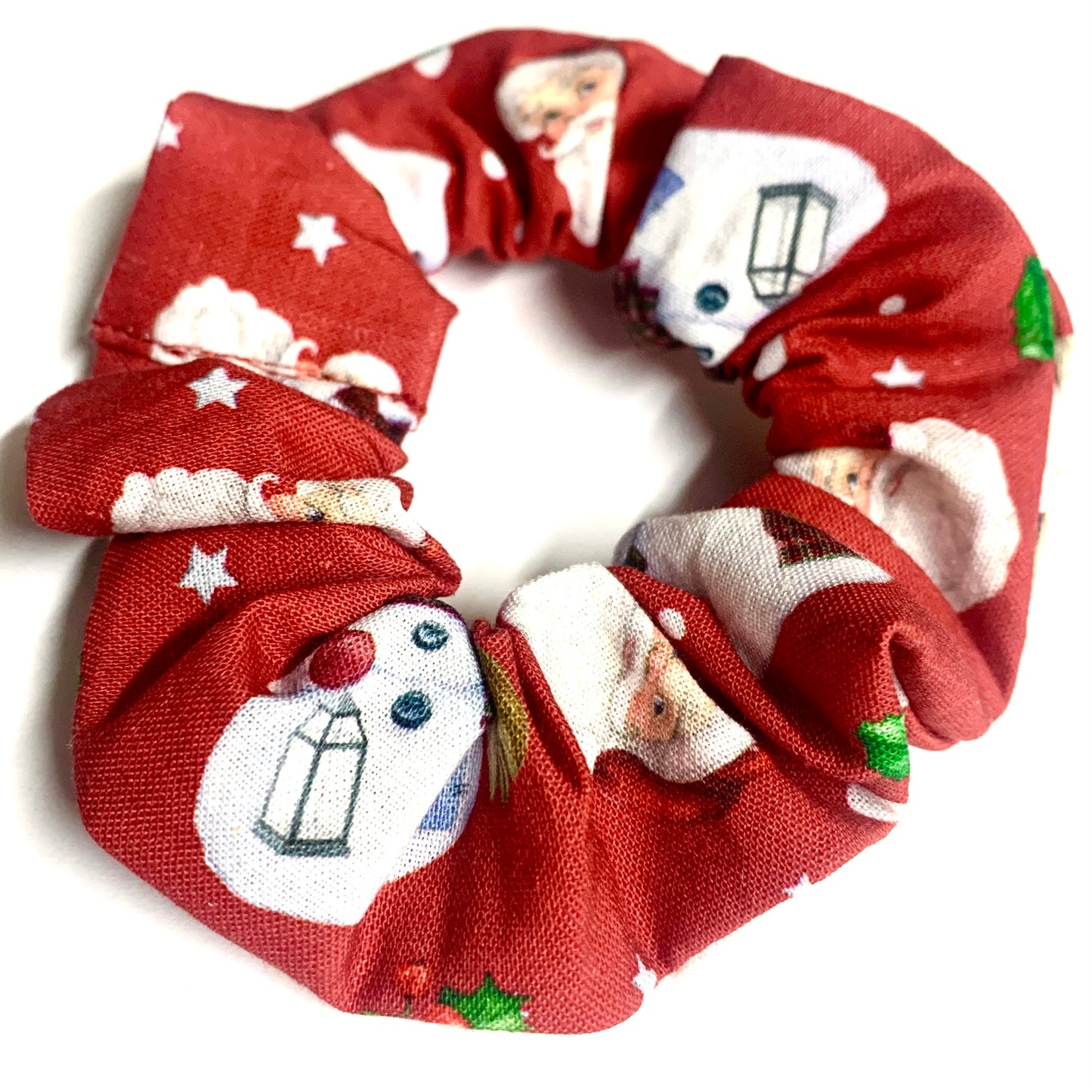 MAKIN' WHOOPEE - Regular “Red Santa & Frosty” SCRUNCHIE