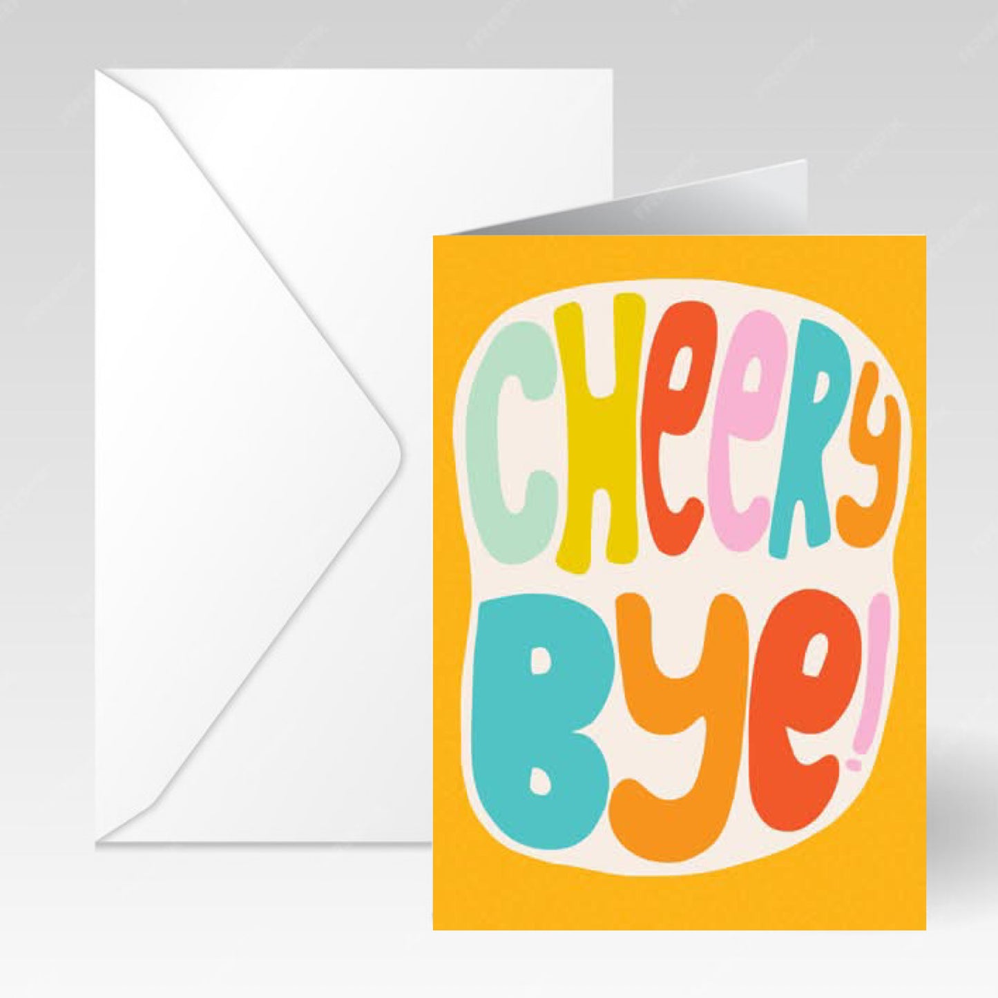 ABLE & GAME- Cheery Bye - Farewell Card