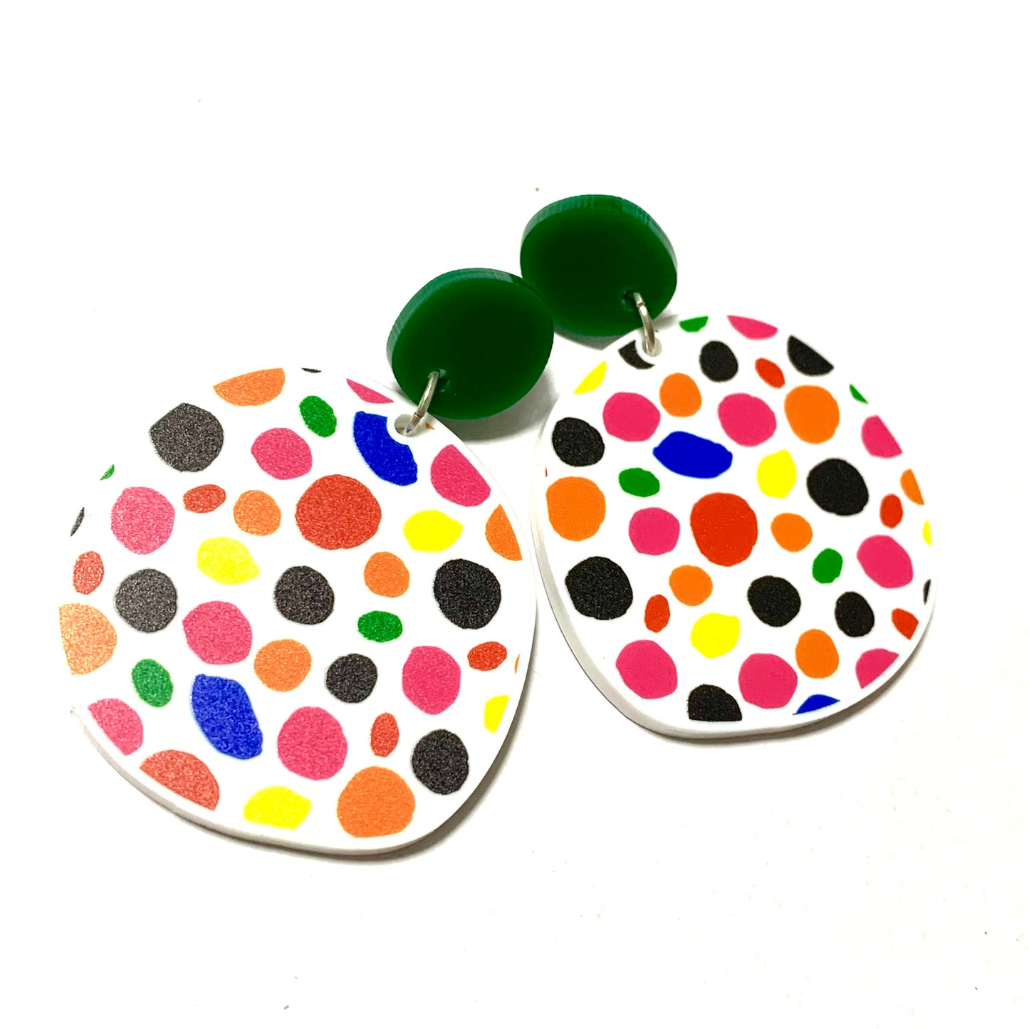 MAKIN' WHOOPEE - "Polka Dot Pebbles" - Stud Dangles