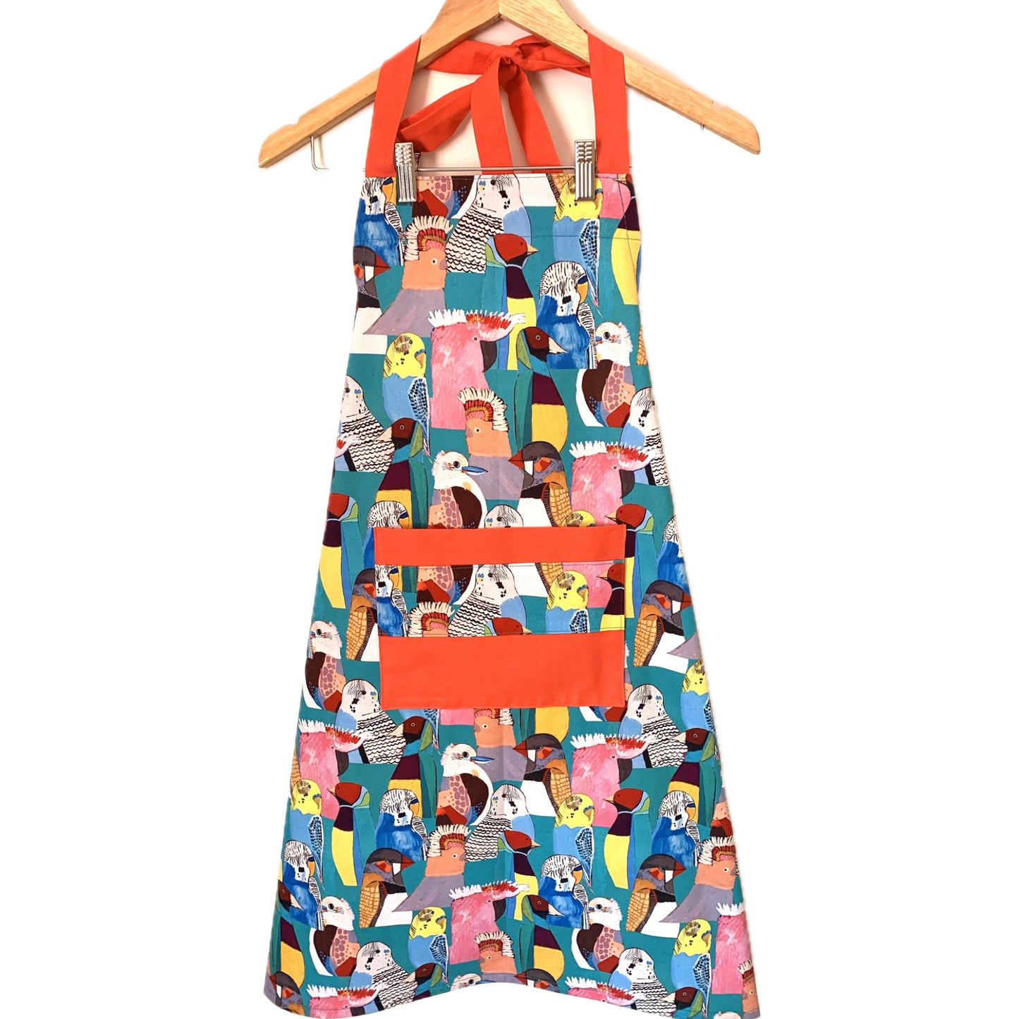 MUMMA WHOOPEE - "Birdie Paradise" FABRIC APRON- Warlukurlangu Fabric