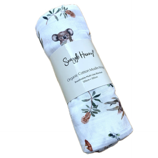 SNUGGLE HUNNY Koala Organic Muslin Wrap