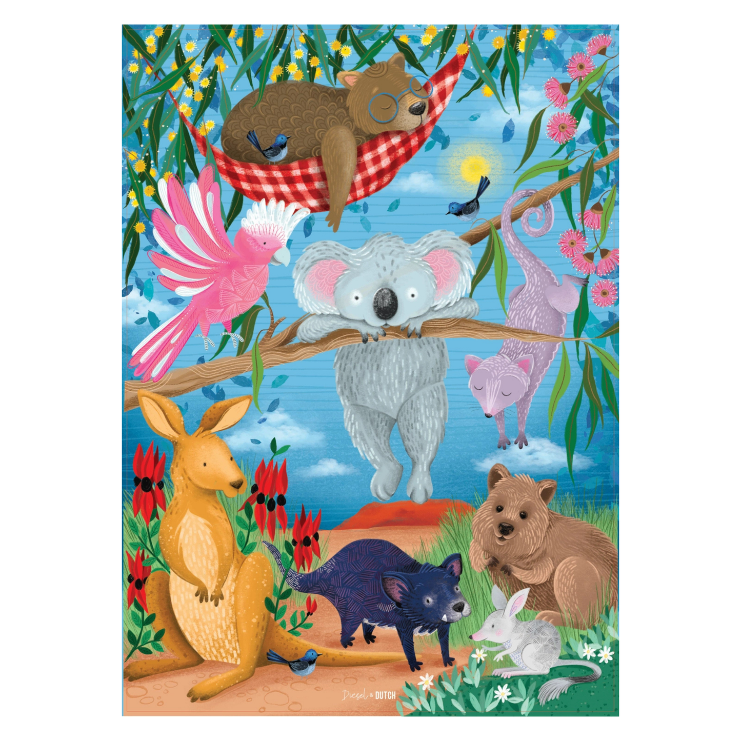 DIESEL AND DUTCH - WILDLIFE DOWNUNDER - 1000 PIECE PUZZLE