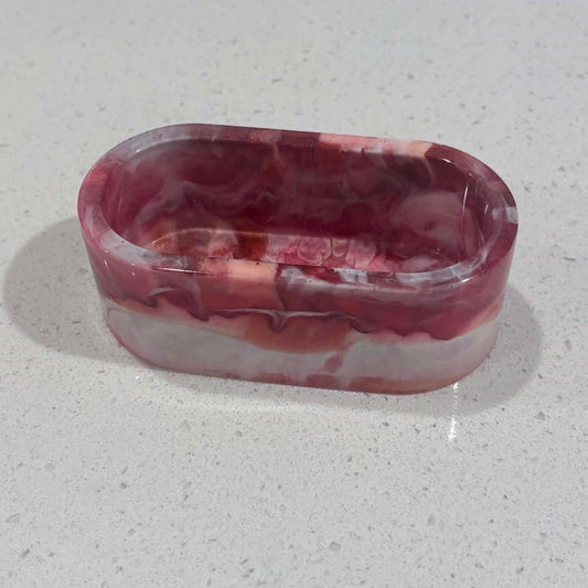BRENDA STONE ART - Resin Oval Trinket Tray 3