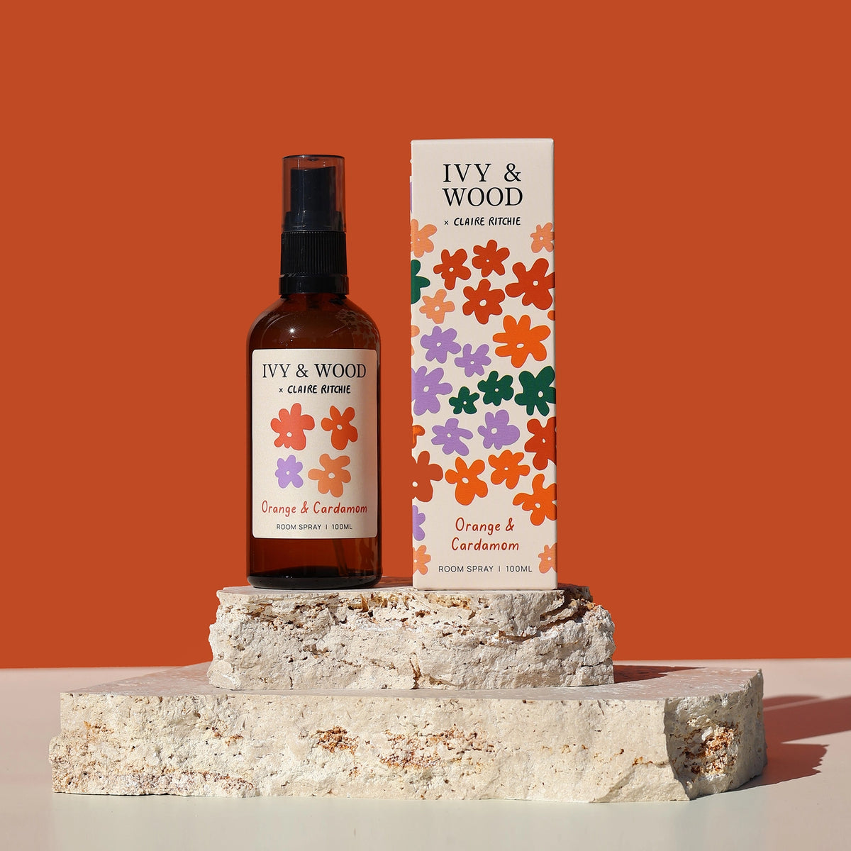 IVY & WOOD - Orange & Cardamom Room Spray - Bloom X Claire Ritche Limited Edition