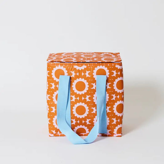 PROJECT TEN - "Geo Floral" INSULATED TOTE/SHOPPER BAG