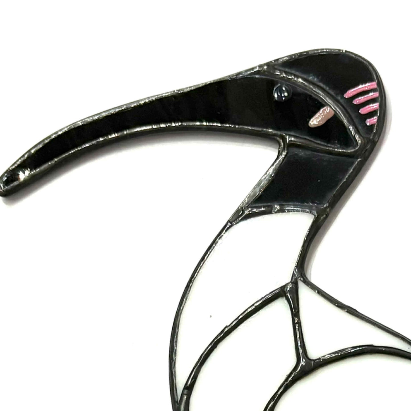 SWAN GLASS - AUSTRALIAN WHITE IBIS - Stained Glass Ornament