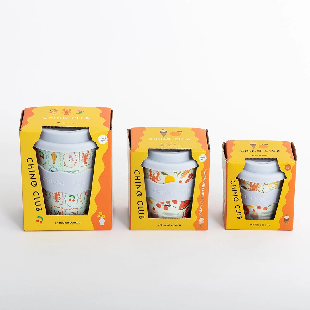 CHINO CLUB- Kids 4oz Reusable Babychino Cup- Amalfi