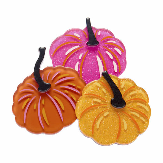 ERSTWILDER - "Just Gourdgeous Brooch" - HAUNTED AT HEART- HALLOWEEN COLLECTION