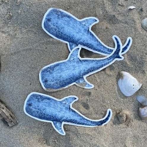 Shanna Trees Creations- Whale Shark Large Sticker