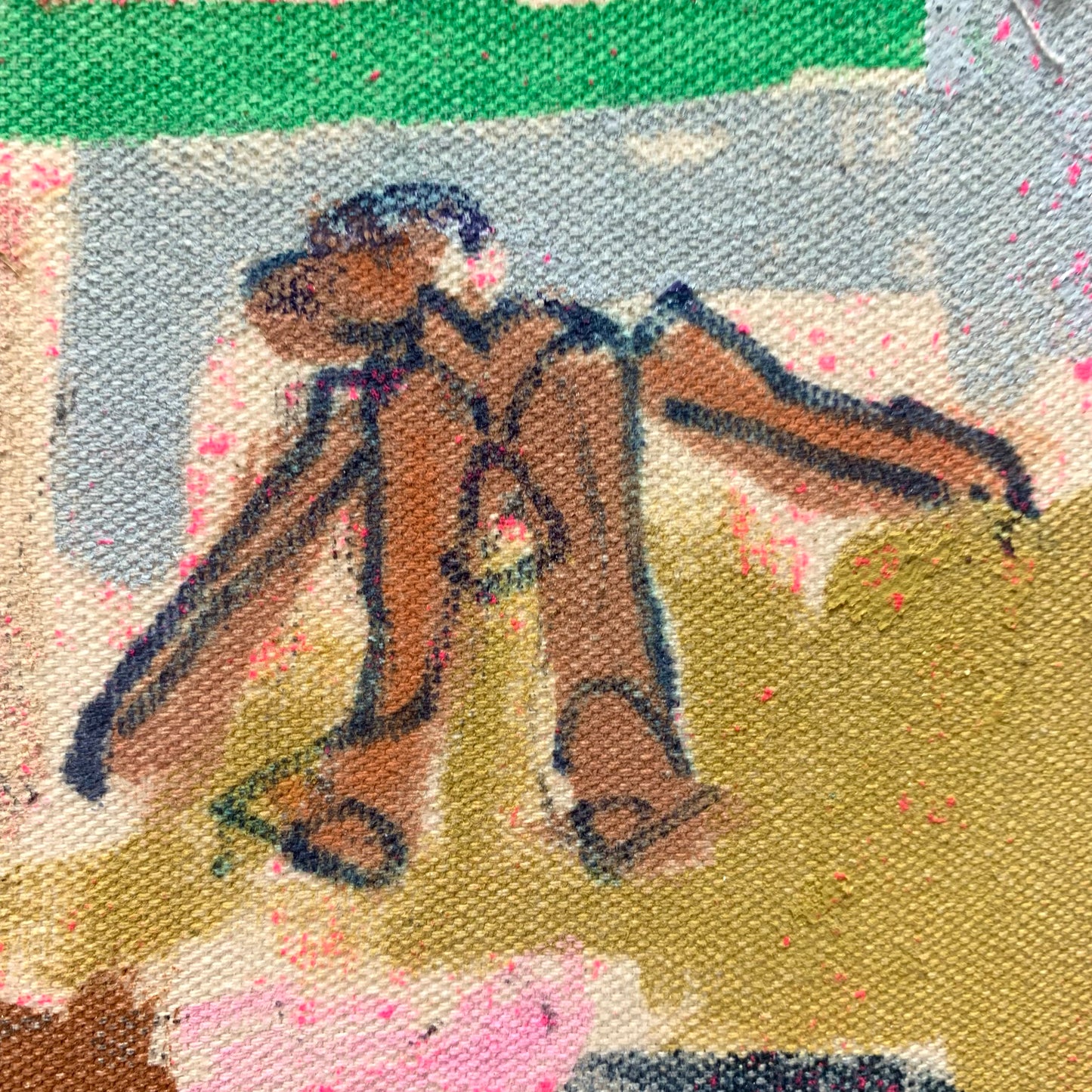 JULIE POULSEN ARTWORK - "Beach Day" - Small Painting