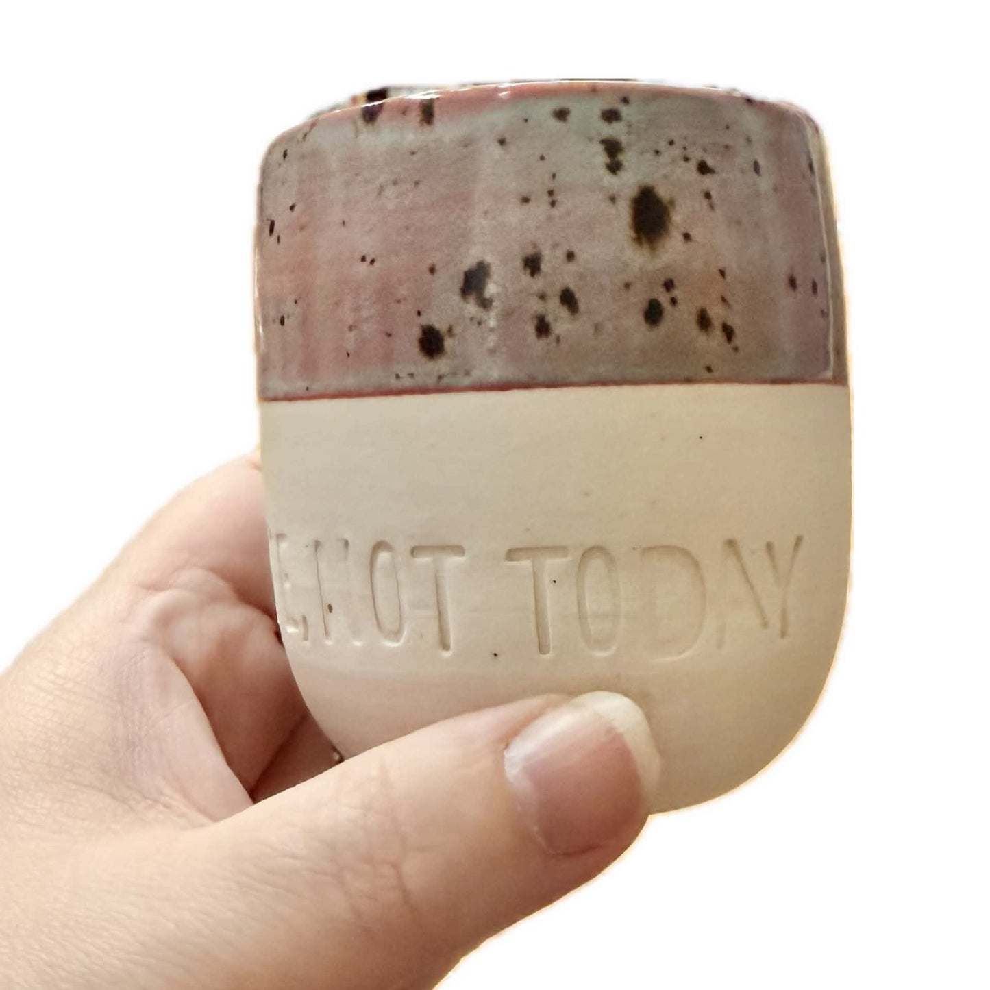 POTTERESS BY ALICIA - NOPE, NOT TODAY - Hand Stamped Mug
