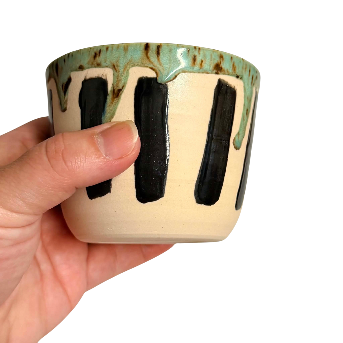 POTTERESS BY ALICIA - Mug - Spots or Stripes - Stripes