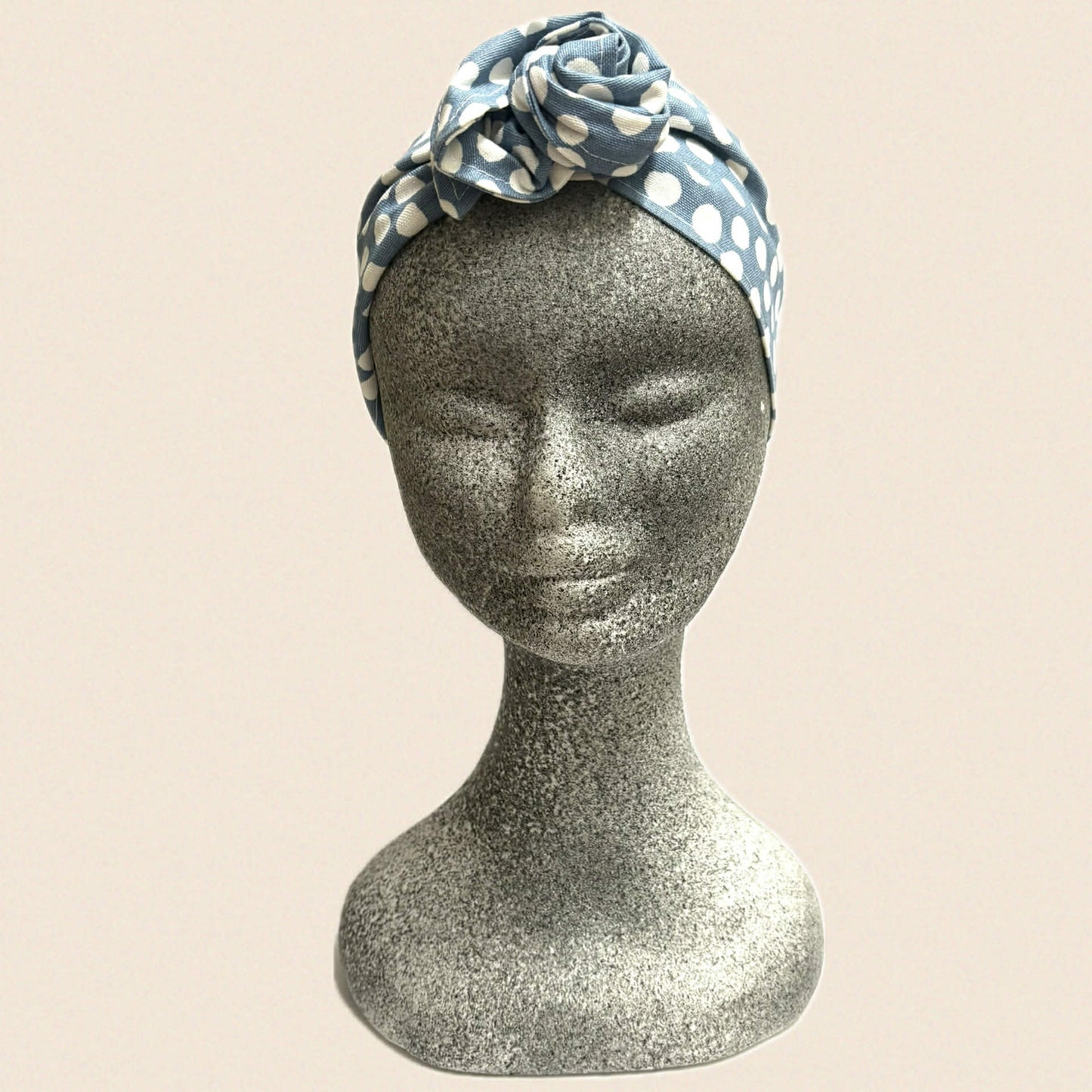 OH SEW ROSY: WIRE HEADBAND - Khaki Spotty
