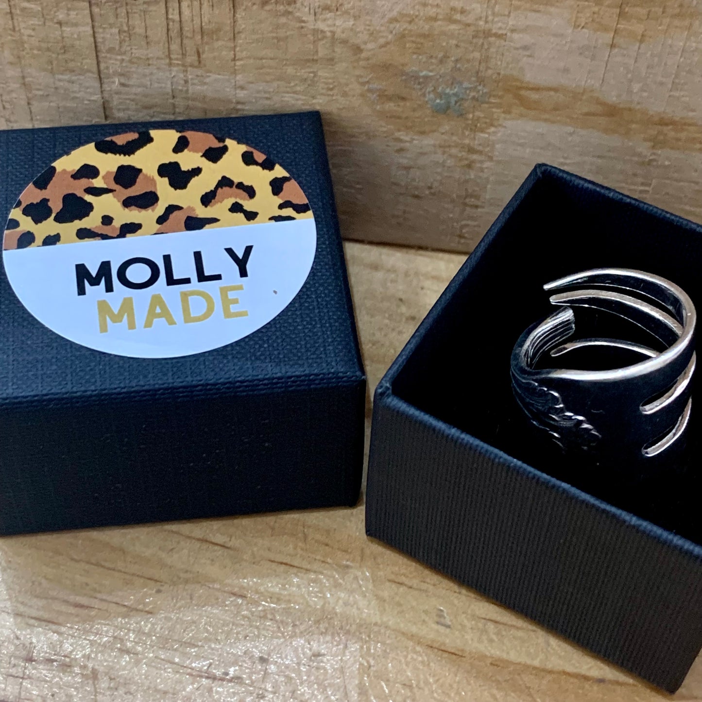 MOLLY MADE- Fork Ring #2- Leaves