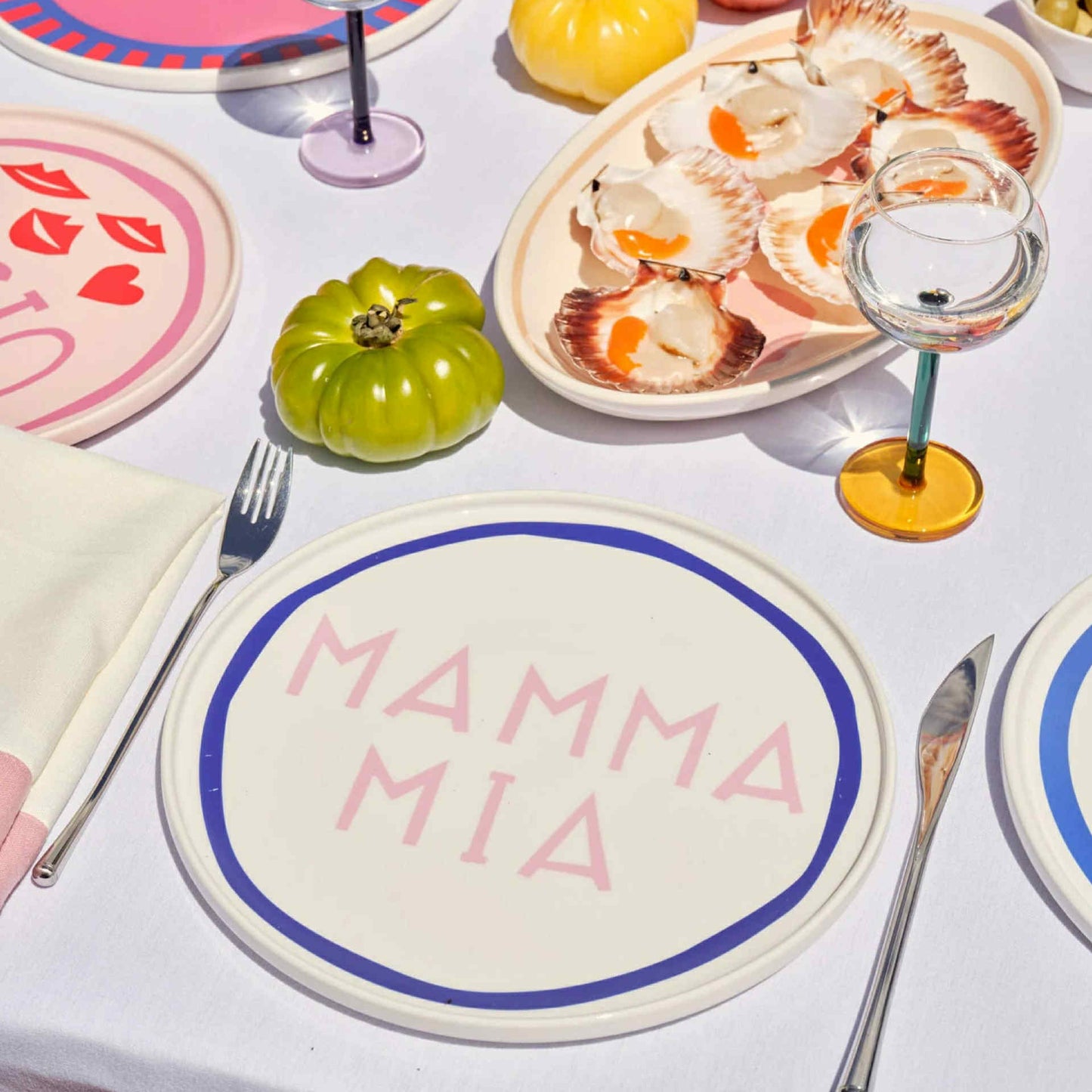 In The Roundhouse - "Mamma Mia" Plate