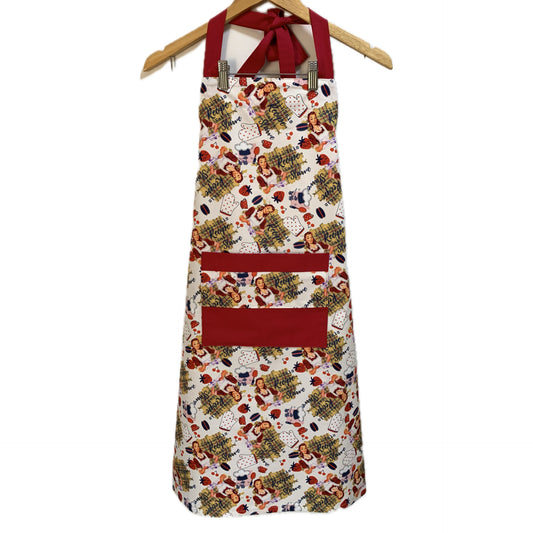 MUMMA WHOOPEE - "Eat it or Starve" FABRIC APRON