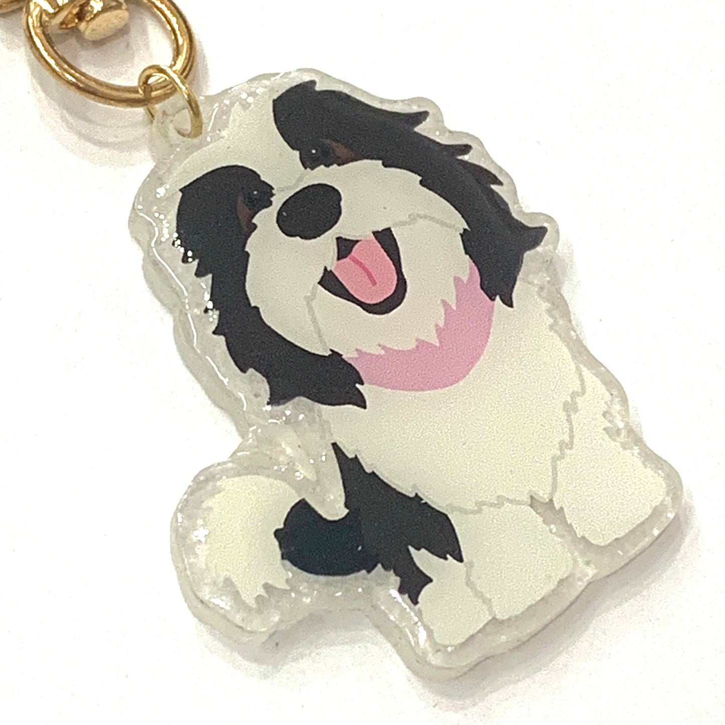 SHERBET CANDY- Molly the Happy Dog Keyring