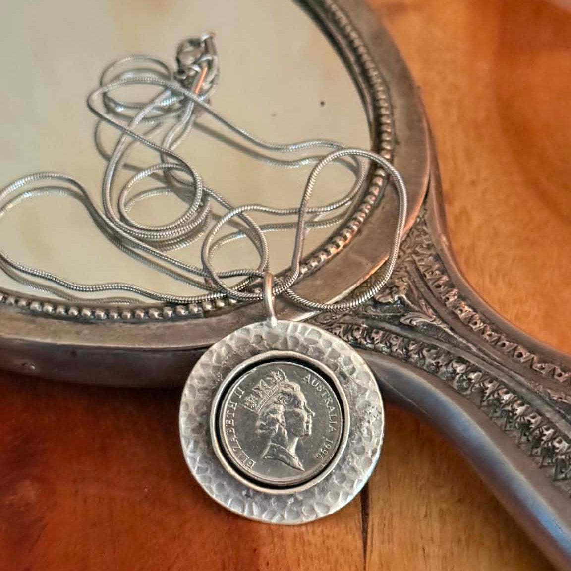 MOLLY MADE- 1996 Australian 10c Pendant Necklace