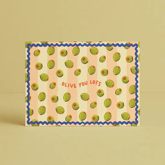 DAYMAKER STATIONERY- "Olive You Lots" - Love Card