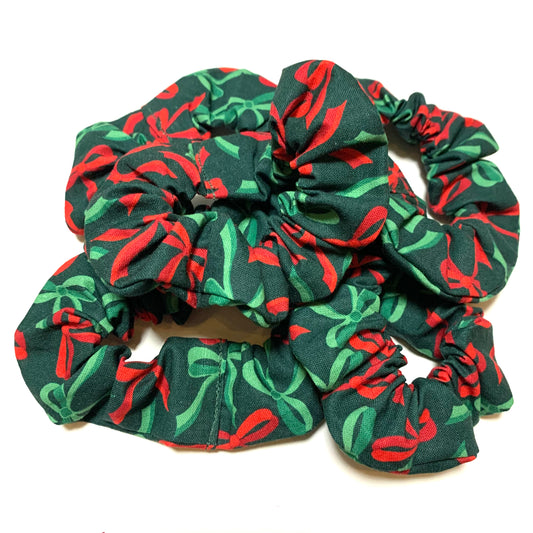 MUMMA WHOOPEE - Regular “Christmas Bows” CHRISTMAS SCRUNCHIES