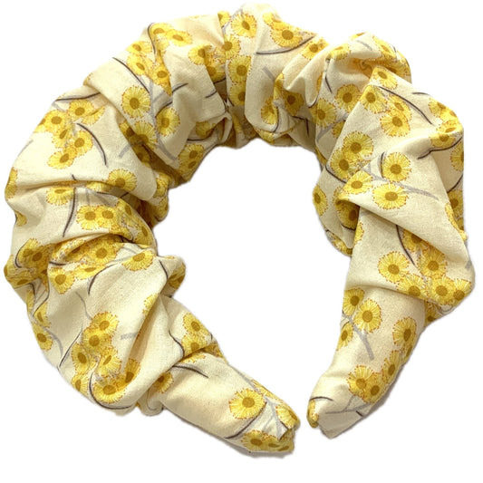 MAKIN WHOOPEE - "Golden Wattle" - JUMBO SCRUNCHIE HEADBANDS