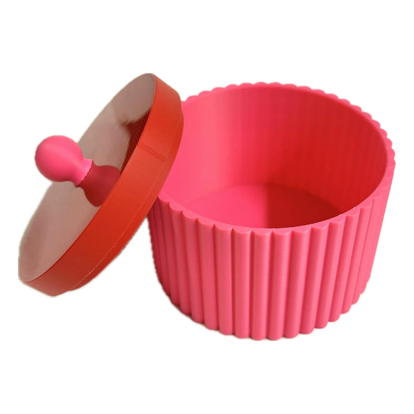 DWAYNSKI.3D - Royal Tray and Bowl Set - Pink and Red