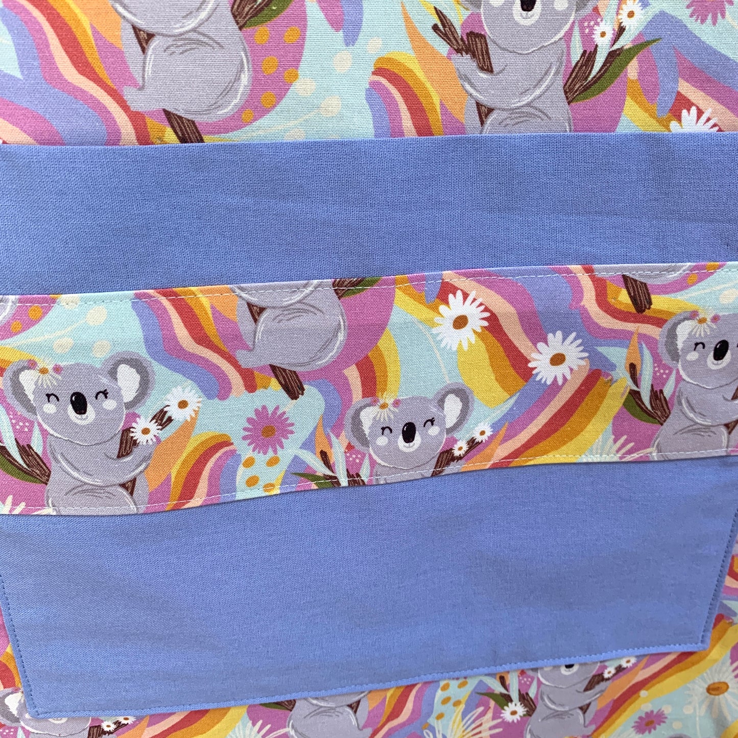 MUMMA WHOOPEE- "Koala Kaleidoscope" Christie Williams Fabric- APRON
