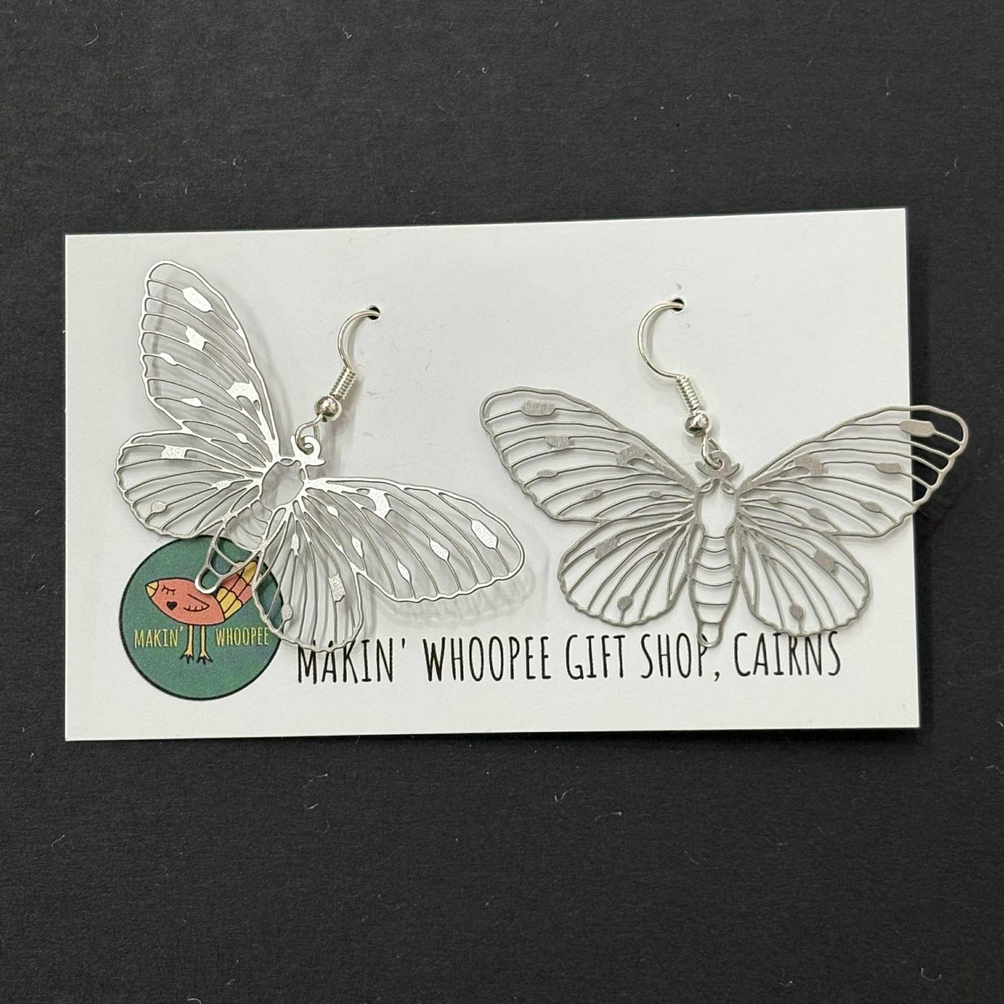 MAKIN' WHOOPEE - "Butterfly" Stainless Steel Earrings