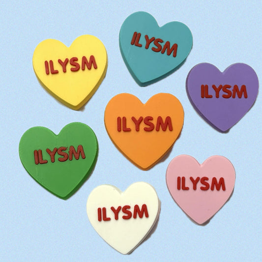 DWAYNSKI.3D - "ILYSM" - CONVERSATION HEART MAGNETS