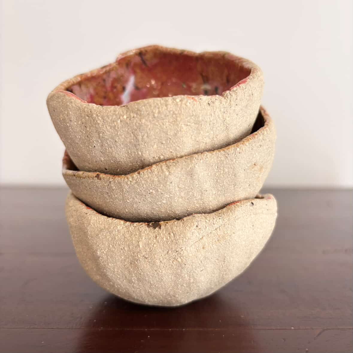 POTTERESS BY ALICIA - Small Bowl Sets- Pink #1