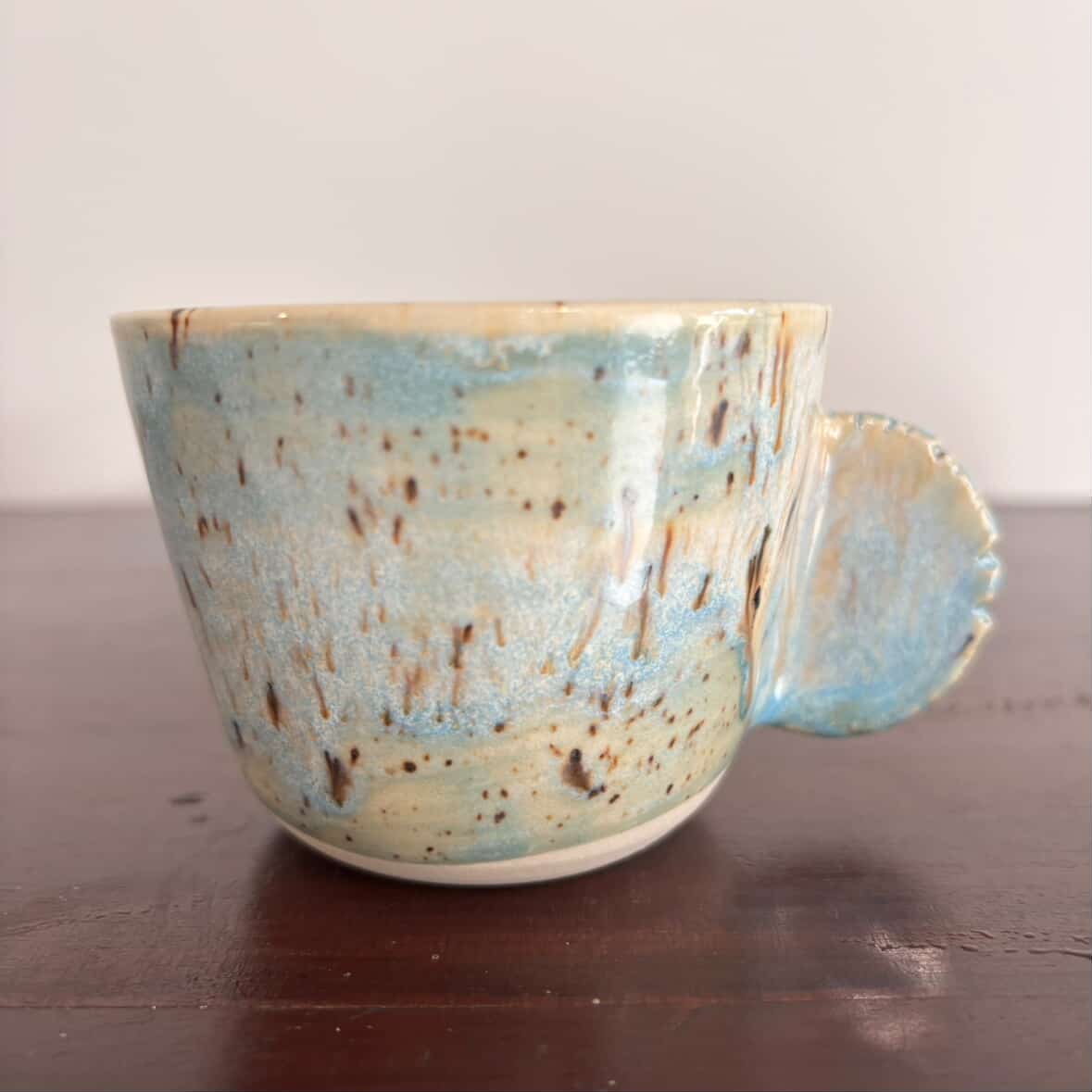 POTTERESS BY ALICIA - Tea Cup with Round Handle, Large