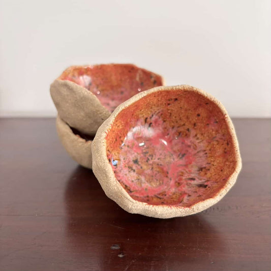 POTTERESS BY ALICIA - Small Bowl Sets- Pink #2