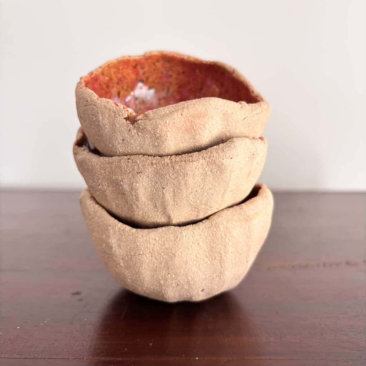 POTTERESS BY ALICIA - Small Bowl Sets- Pink #2