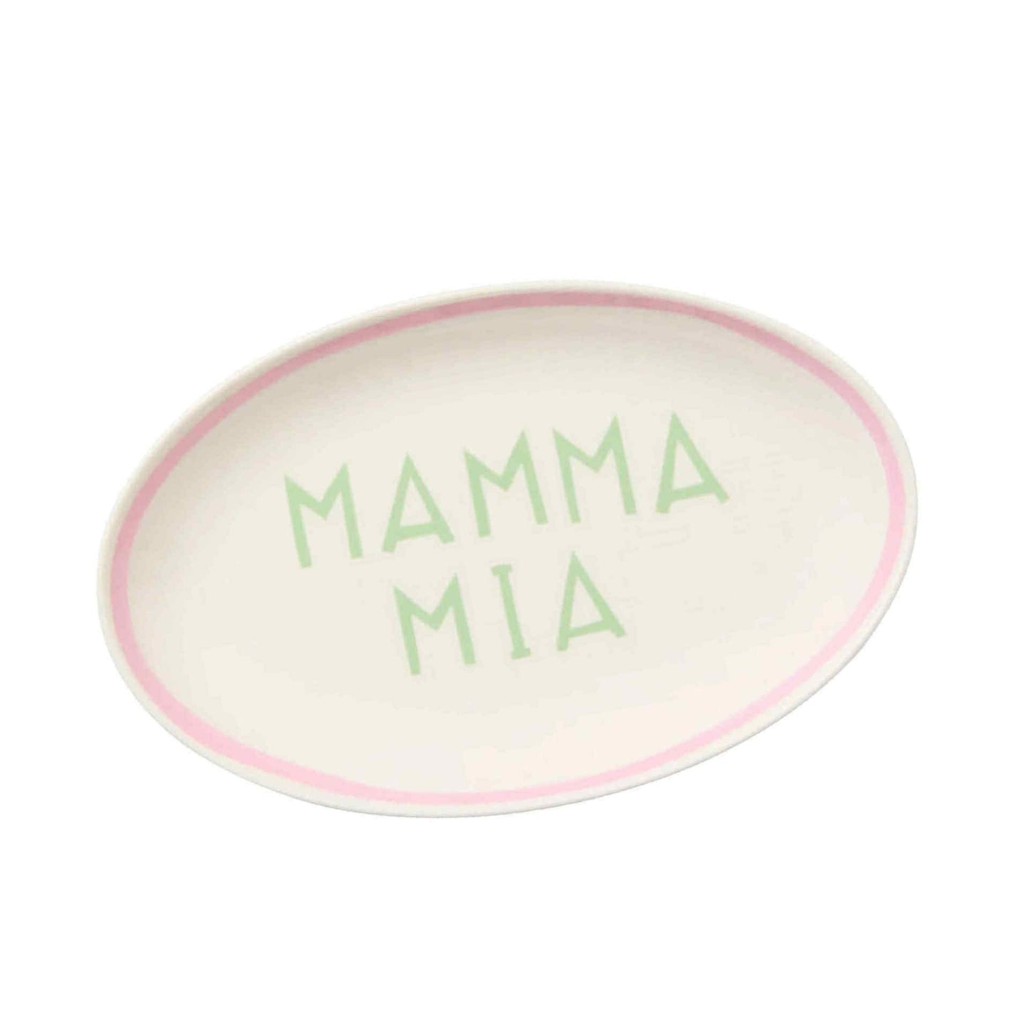 In The Roundhouse - "Mamma Mia" Oval Tray Small