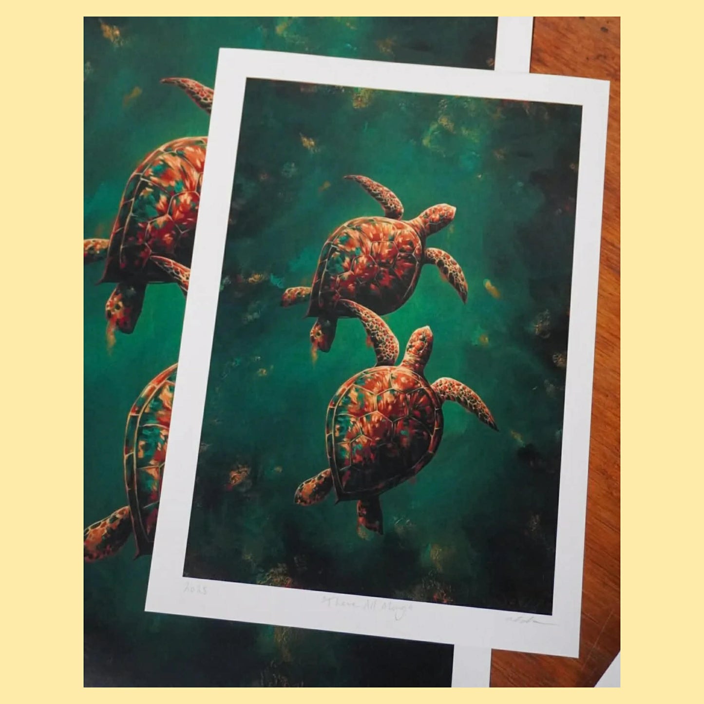 AKASHA MEAD ART - "There All Along" A4 Fine Art Print