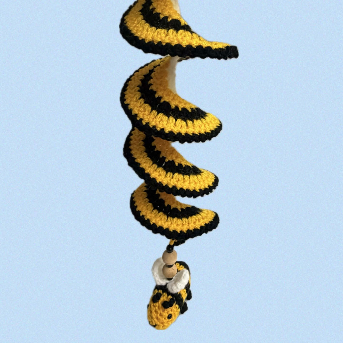 BEAKNITS- CROCHETED WHIRLY TWIRLER - Bees
