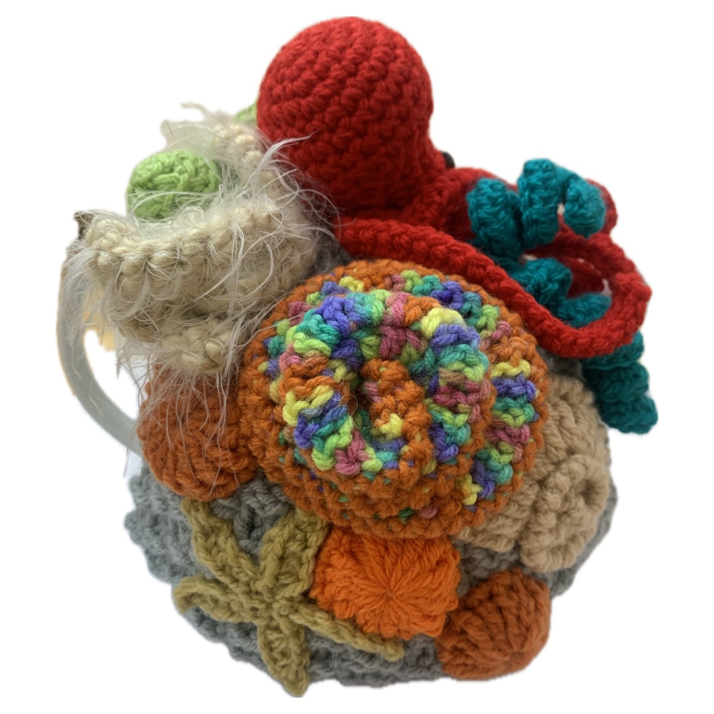 BEAKNITS- CROCHET TEA COSY- OCTOPUS’ GARDEN