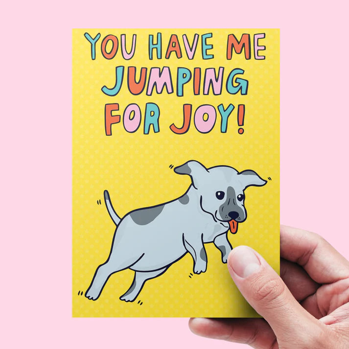 ABLE & GAME- Jumping for Joy - Blank Greeting Cards