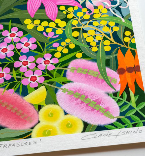 CLAIRE ISHINO- SMALL LIMITED EDITION A5 PRINTS- Native Treasures