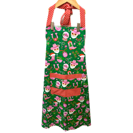 MUMMA WHOOPEE - "YEEHA SANTA" Apron