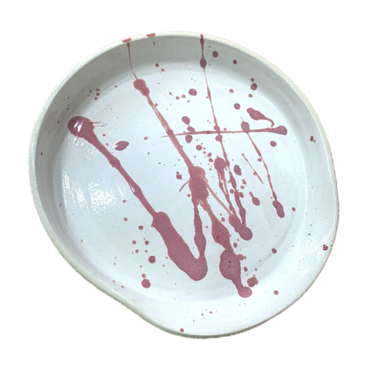 POTTERESS BY ALICIA - Spoon Rest - Pink Splash