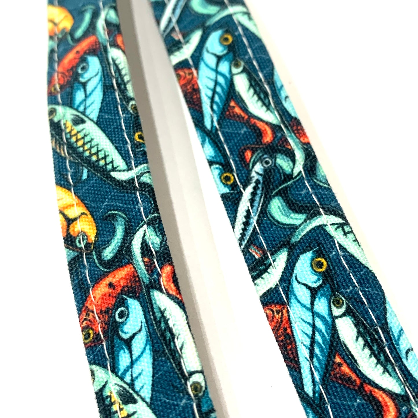 OH SEW ROSY: FABRIC LANYARD - Fishies