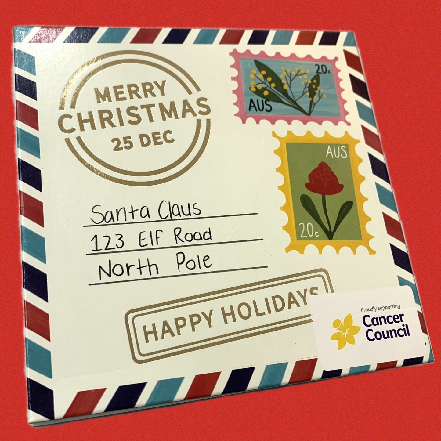 CANDLEBARK CREATIONS - "Postcard for Santa" - Box of 10 Cards