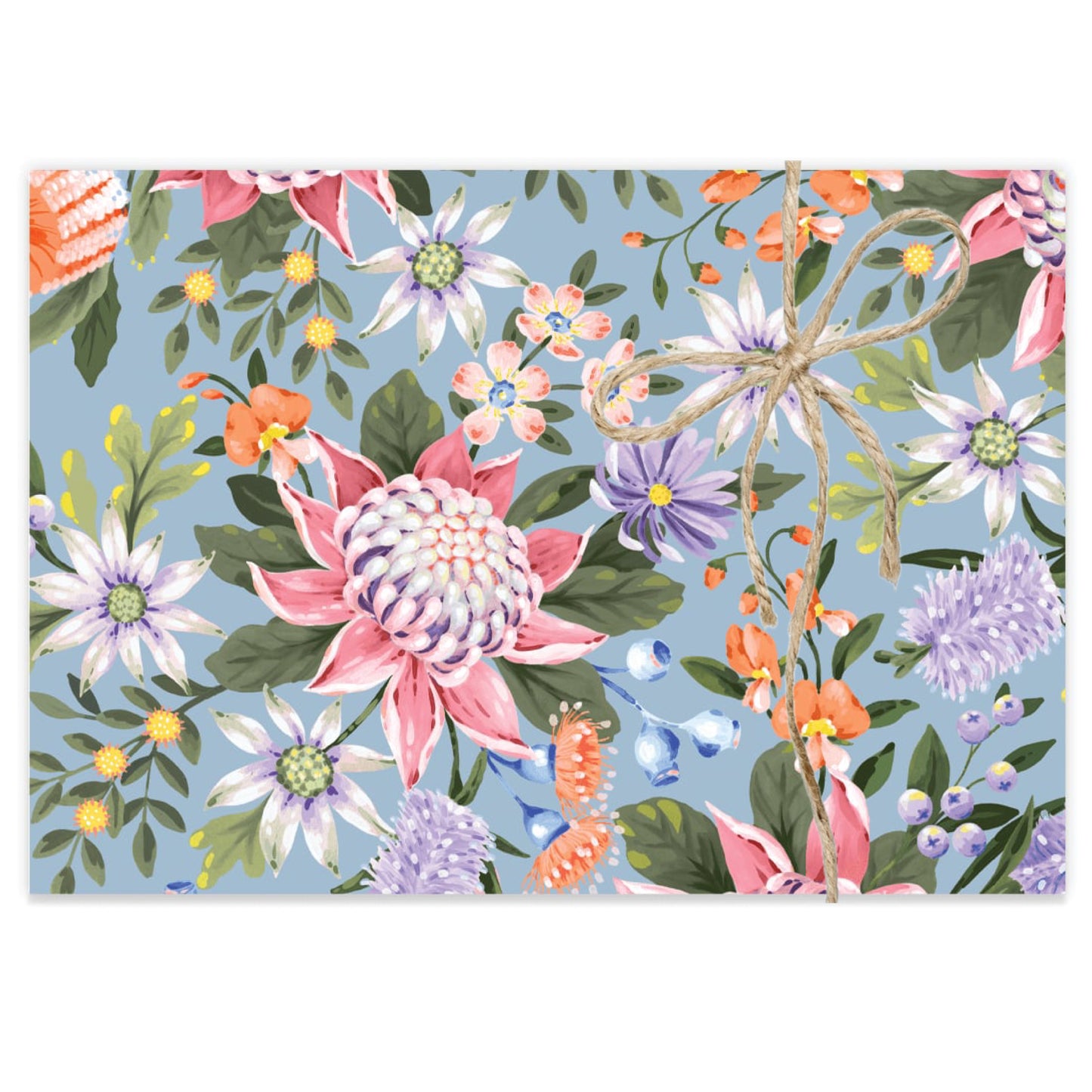 EARTH GREETINGS- Abundance- Folded Gift Wrap